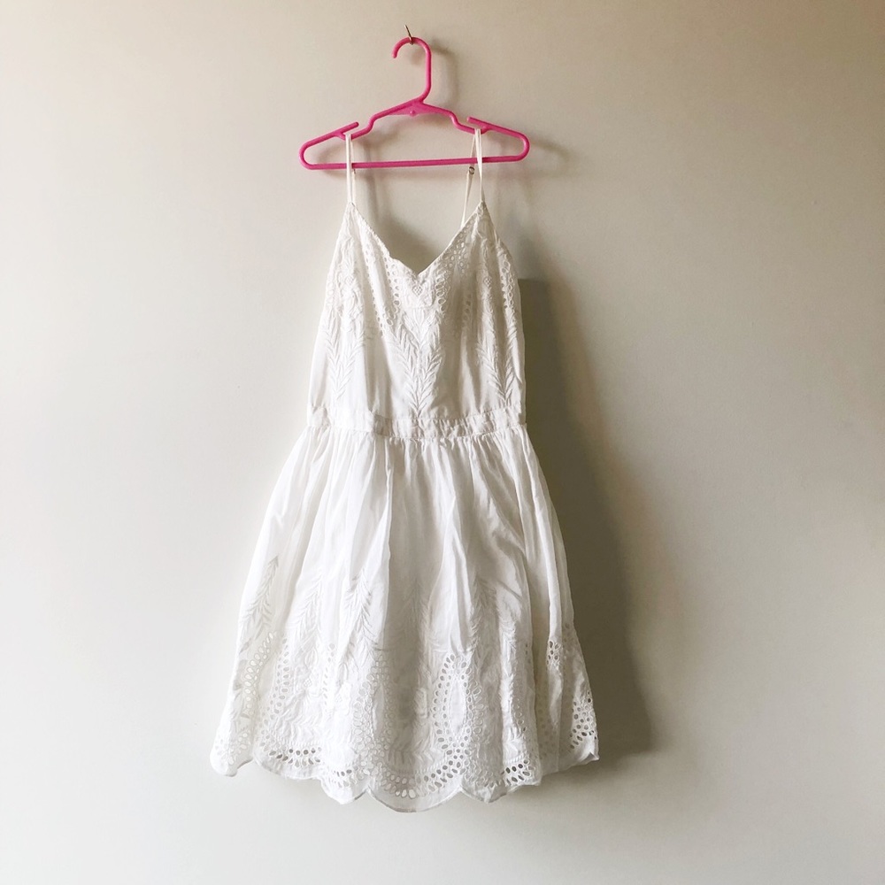 Joie Eyelet Embroidered Dress